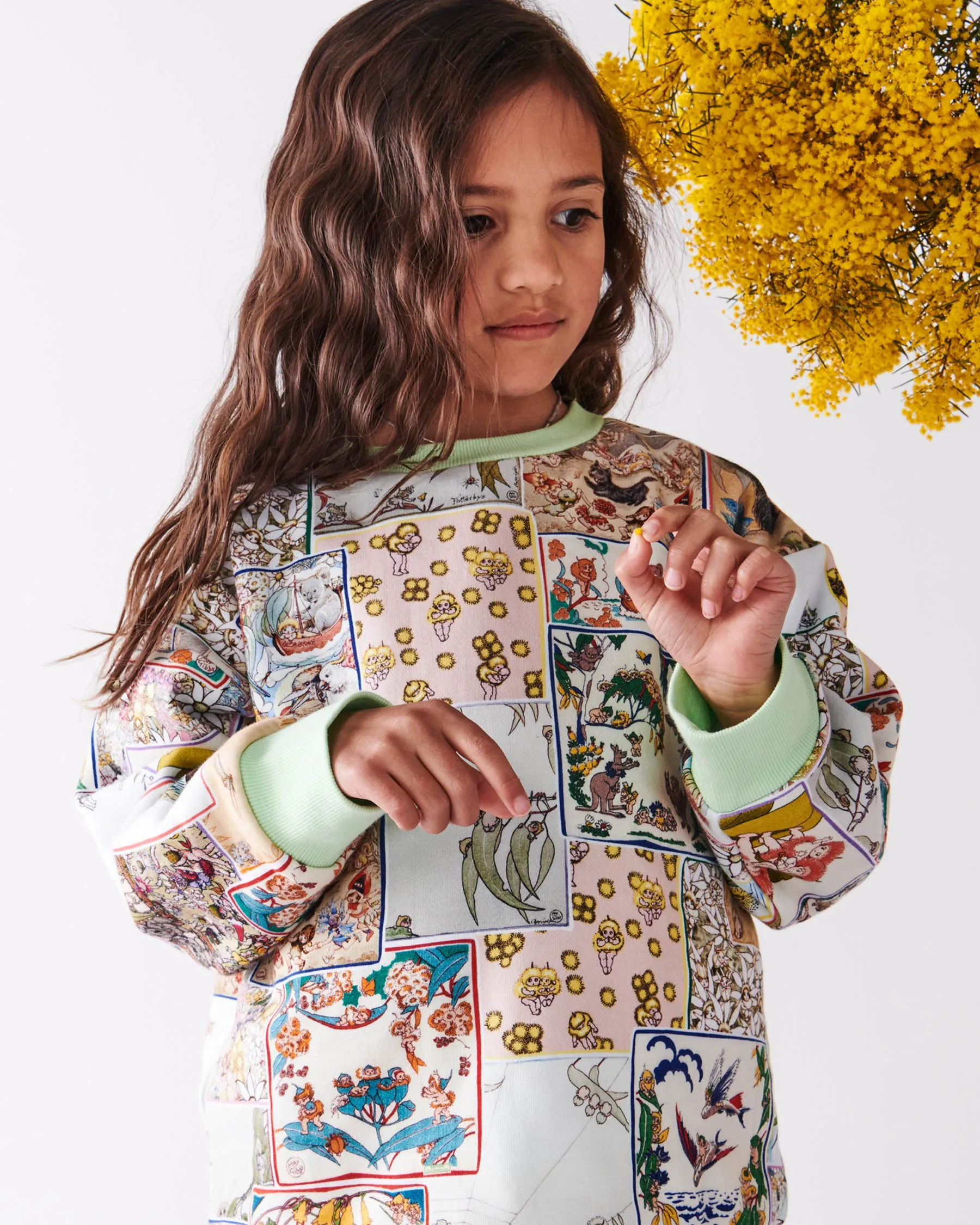 Kip&Co x May Gibbs Patches For May Organic Cotton Sweater