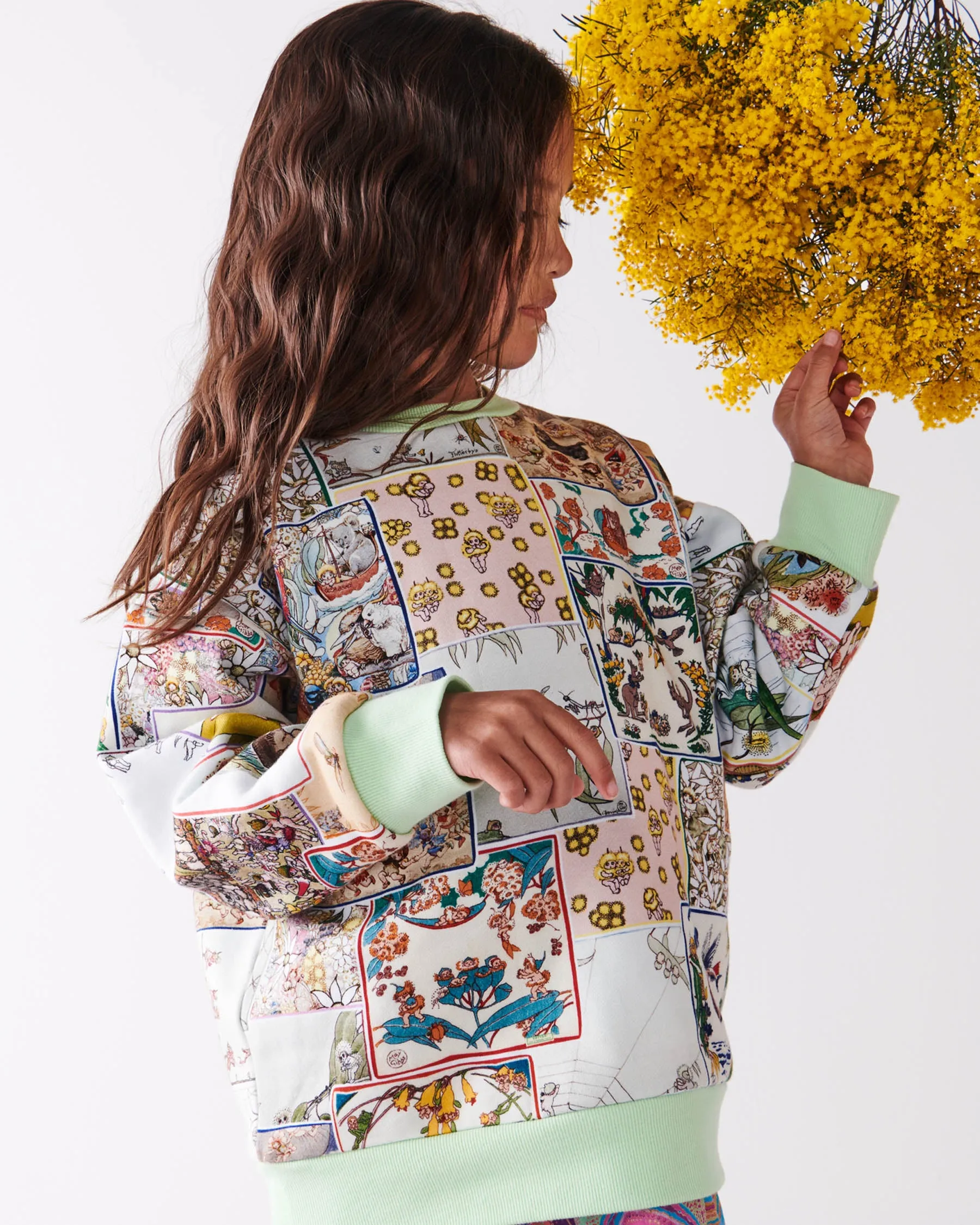 Kip&Co x May Gibbs Patches For May Organic Cotton Sweater