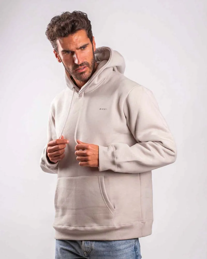 Logo Hoodie Beige