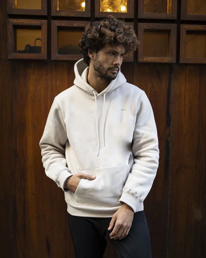 Logo Hoodie Beige