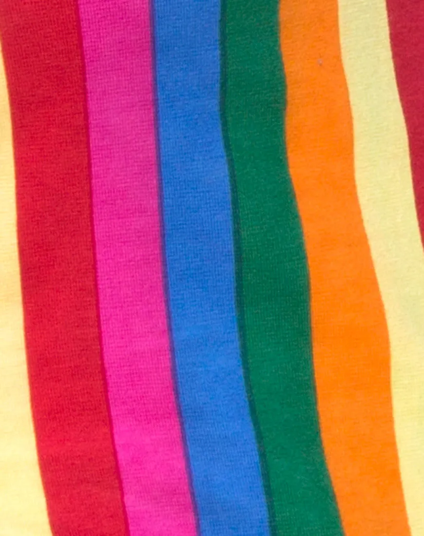 Lucia Bodice in Good Times Stripe  X Princess Polly