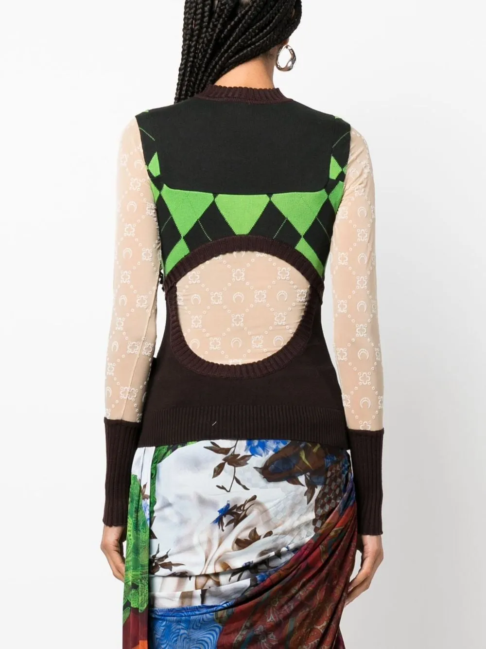 MARINE SERRE Sweaters Green
