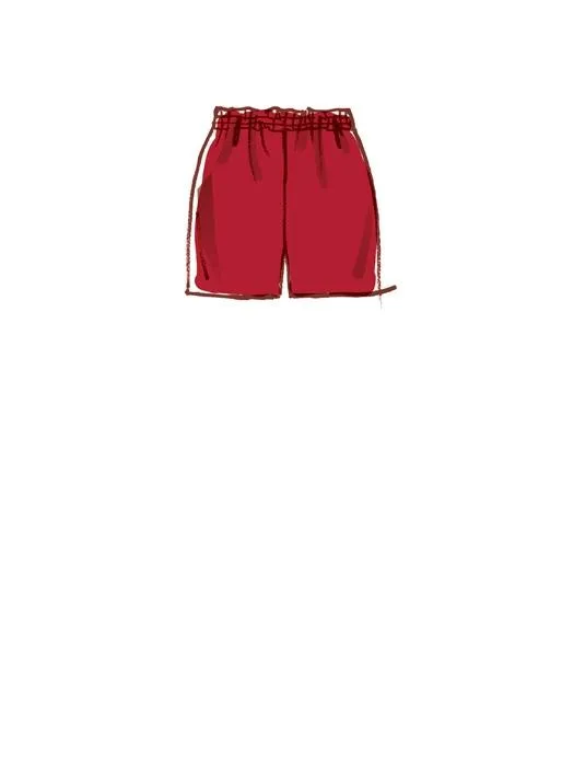 McCall's Pattern M8057 Misses' Elastic-Waist Shorts and Pants