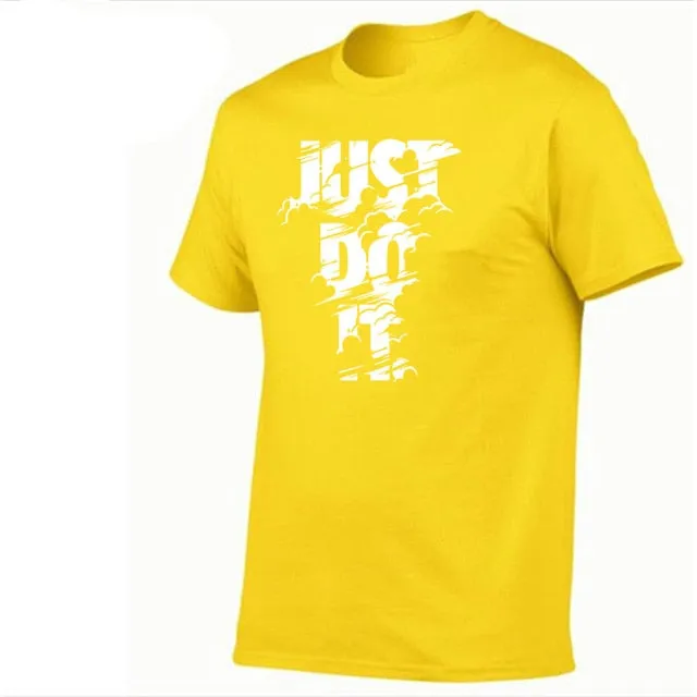 Men Summer Cotton Short Sleeves T-Shirt