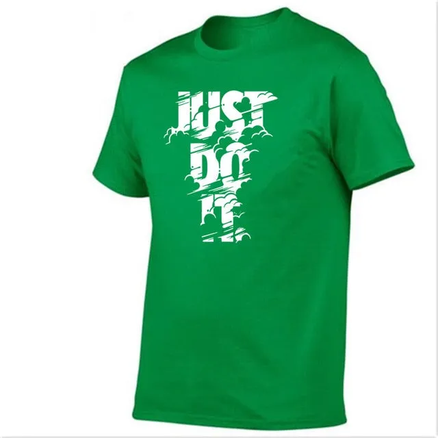 Men Summer Cotton Short Sleeves T-Shirt