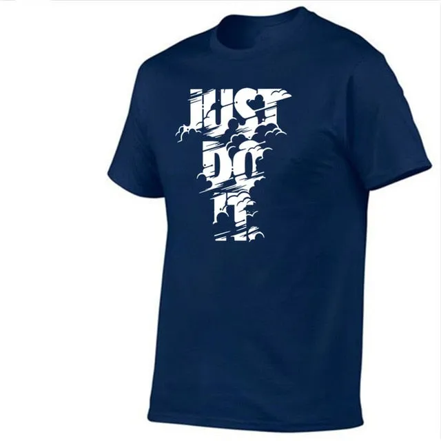 Men Summer Cotton Short Sleeves T-Shirt