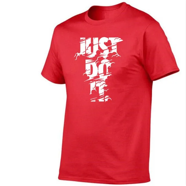 Men Summer Cotton Short Sleeves T-Shirt