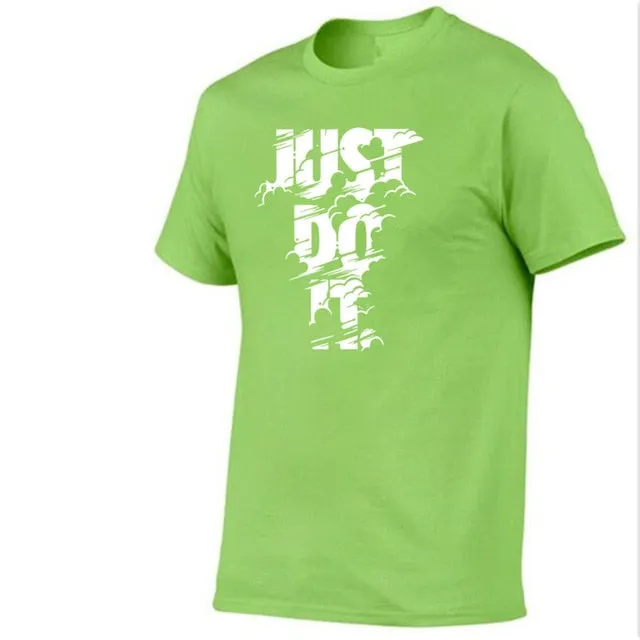Men Summer Cotton Short Sleeves T-Shirt