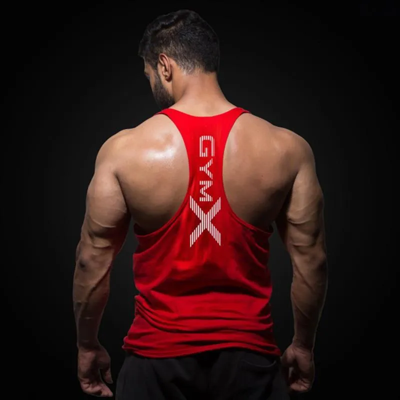 Men's Summer Casual Cotton Tank Top "GymX"