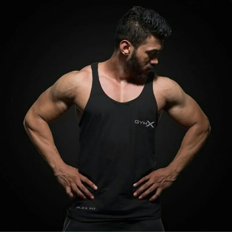 Men's Summer Casual Cotton Tank Top "GymX"
