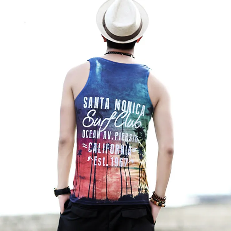 Men's Summer Casual Vest Sleeveless T-Shirt