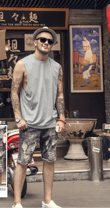 Men's Summer Sleeveless T-Shirt
