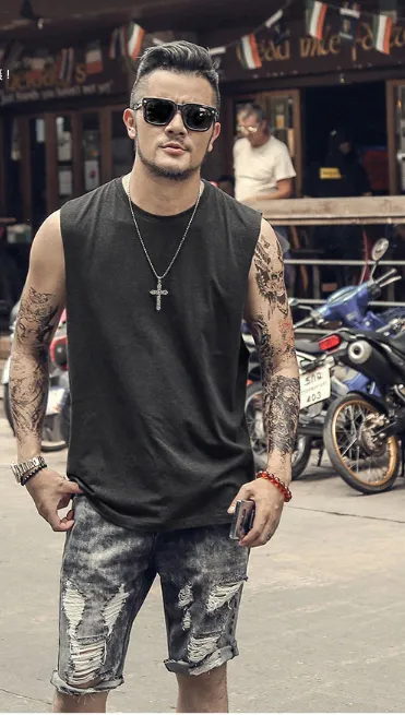 Men's Summer Sleeveless T-Shirt