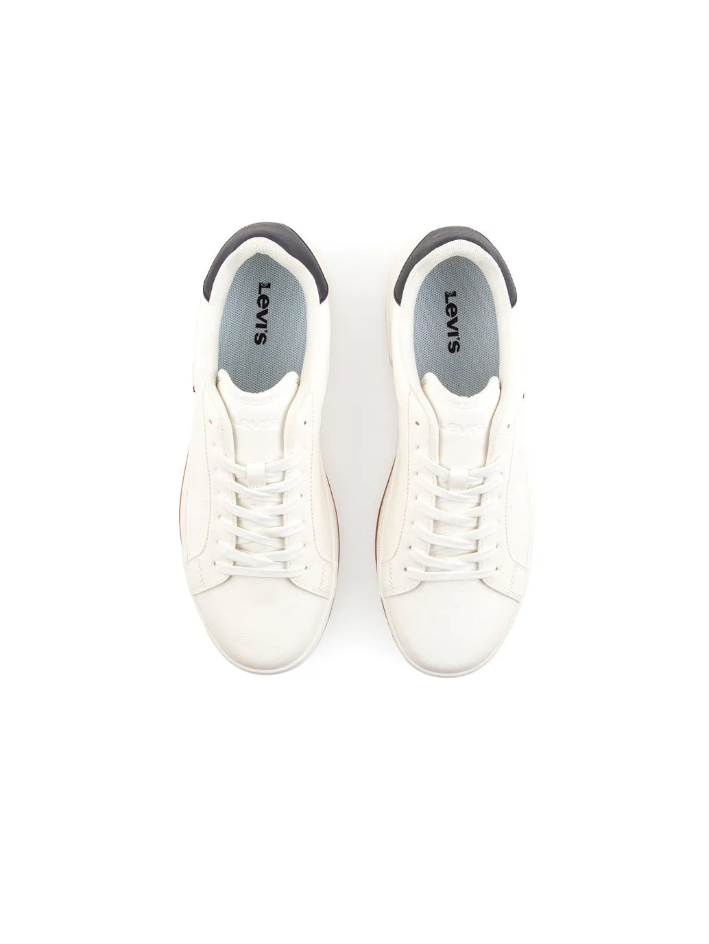 Men's White Colorblock Shoes