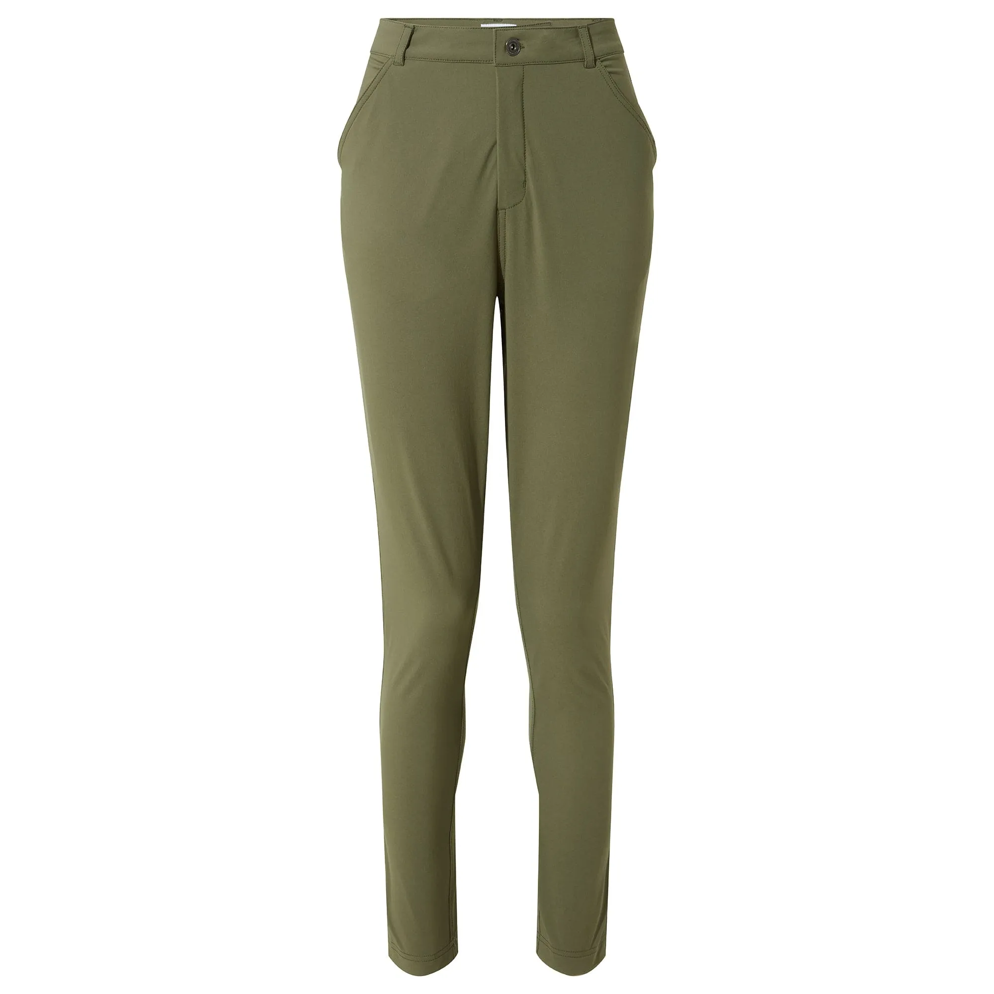 Milton Womens Water Resistant Slim Trouser Long - Khaki