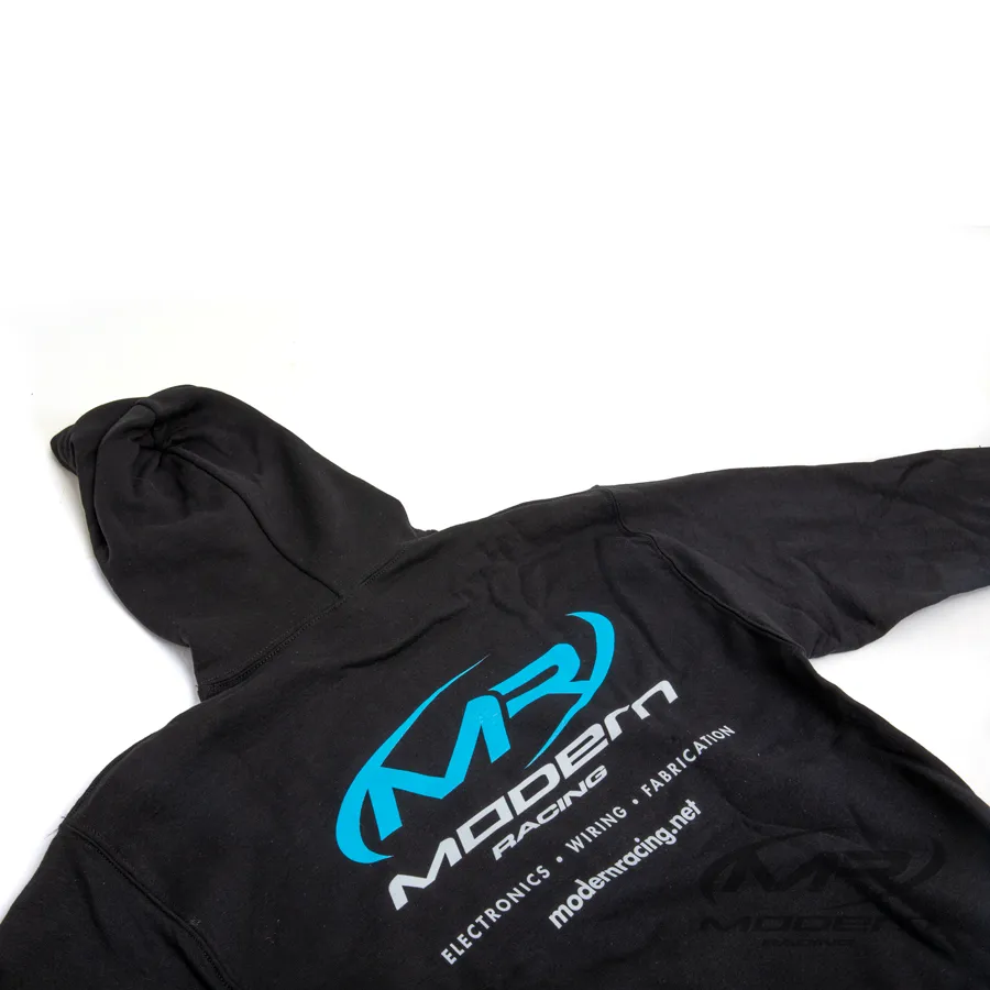 Modern Racing Hoodie (Blue Logo)