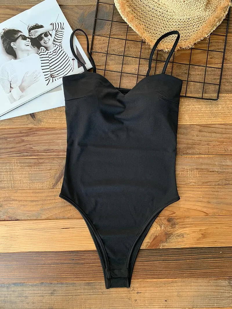 New Elegant Black Bodysuit