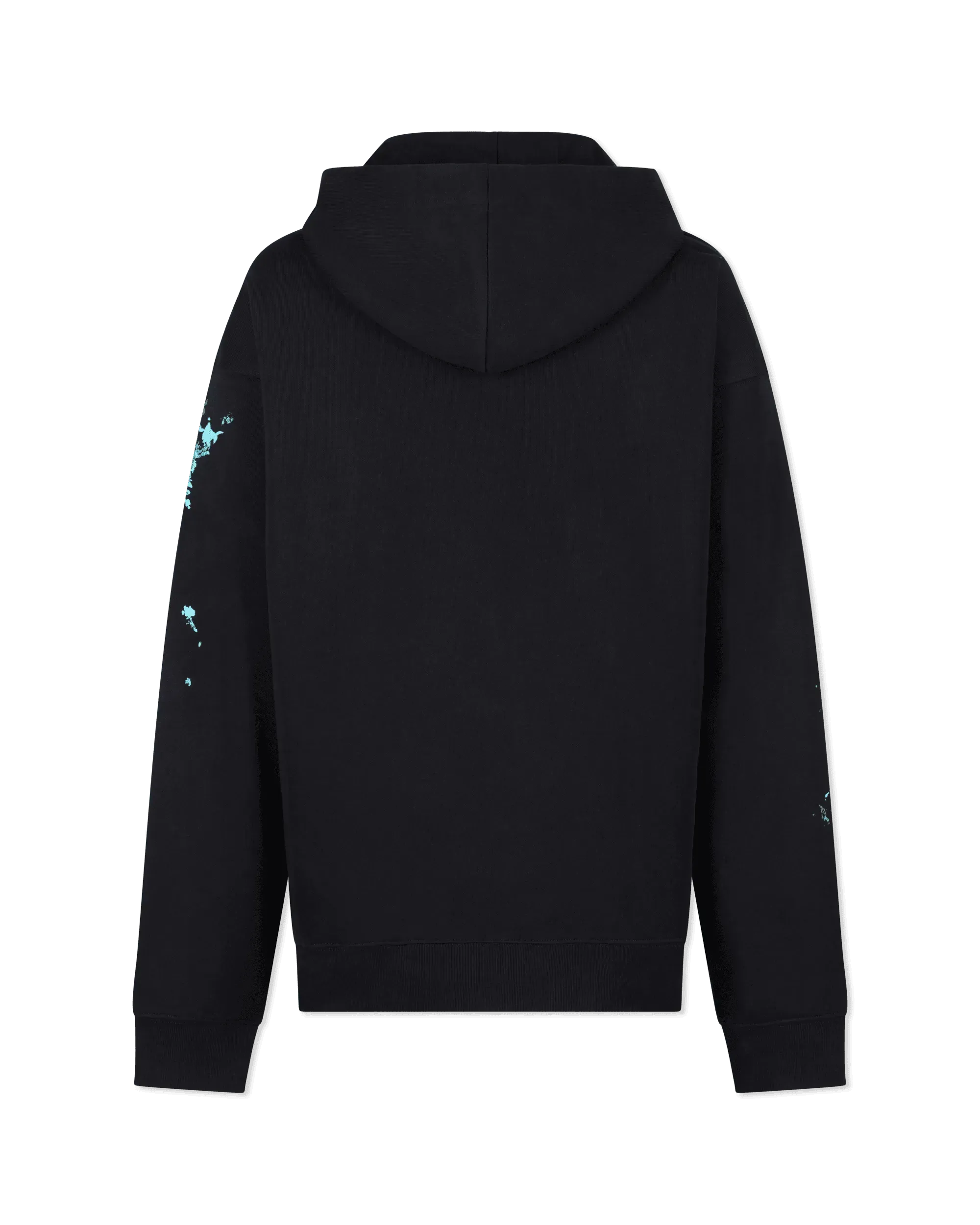 Painted-Effect Logo Hoodie