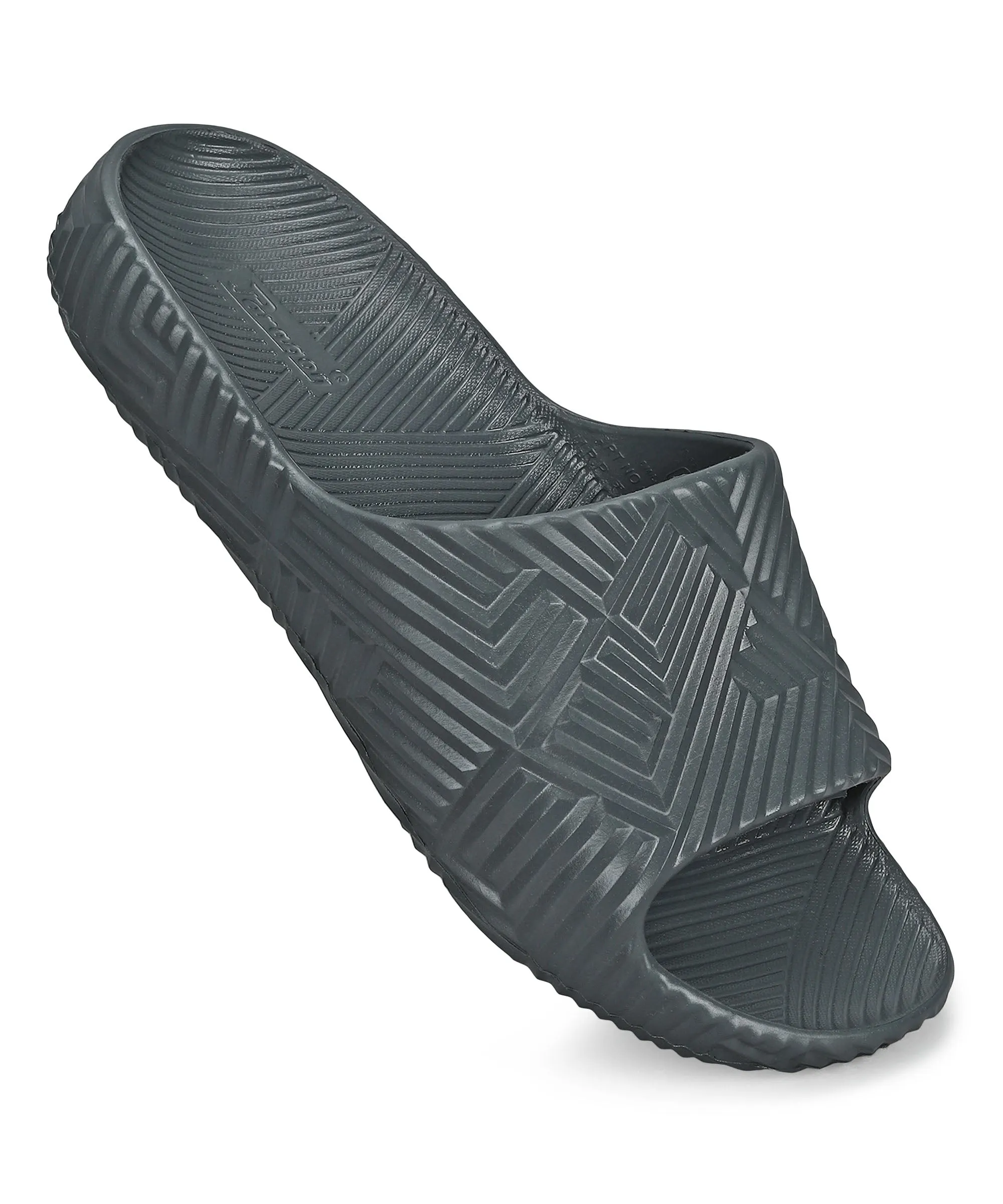 Paragon EVK10924G Men's Waterproof Grey Sliders with Comfortable Anti-Skid Sole