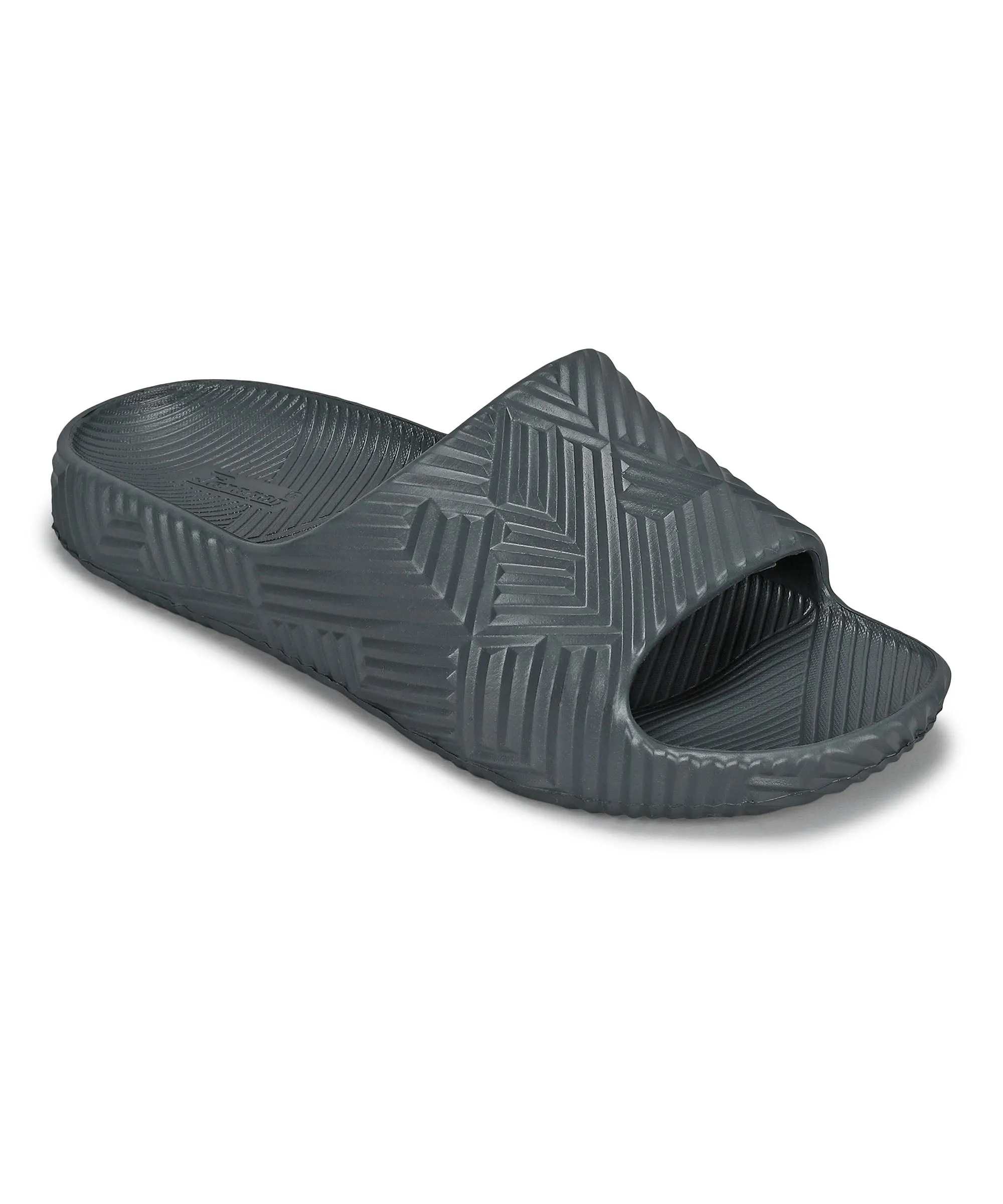 Paragon EVK10924G Men's Waterproof Grey Sliders with Comfortable Anti-Skid Sole