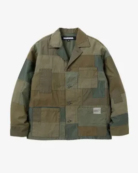 Patchwork Jacket Olive Drab