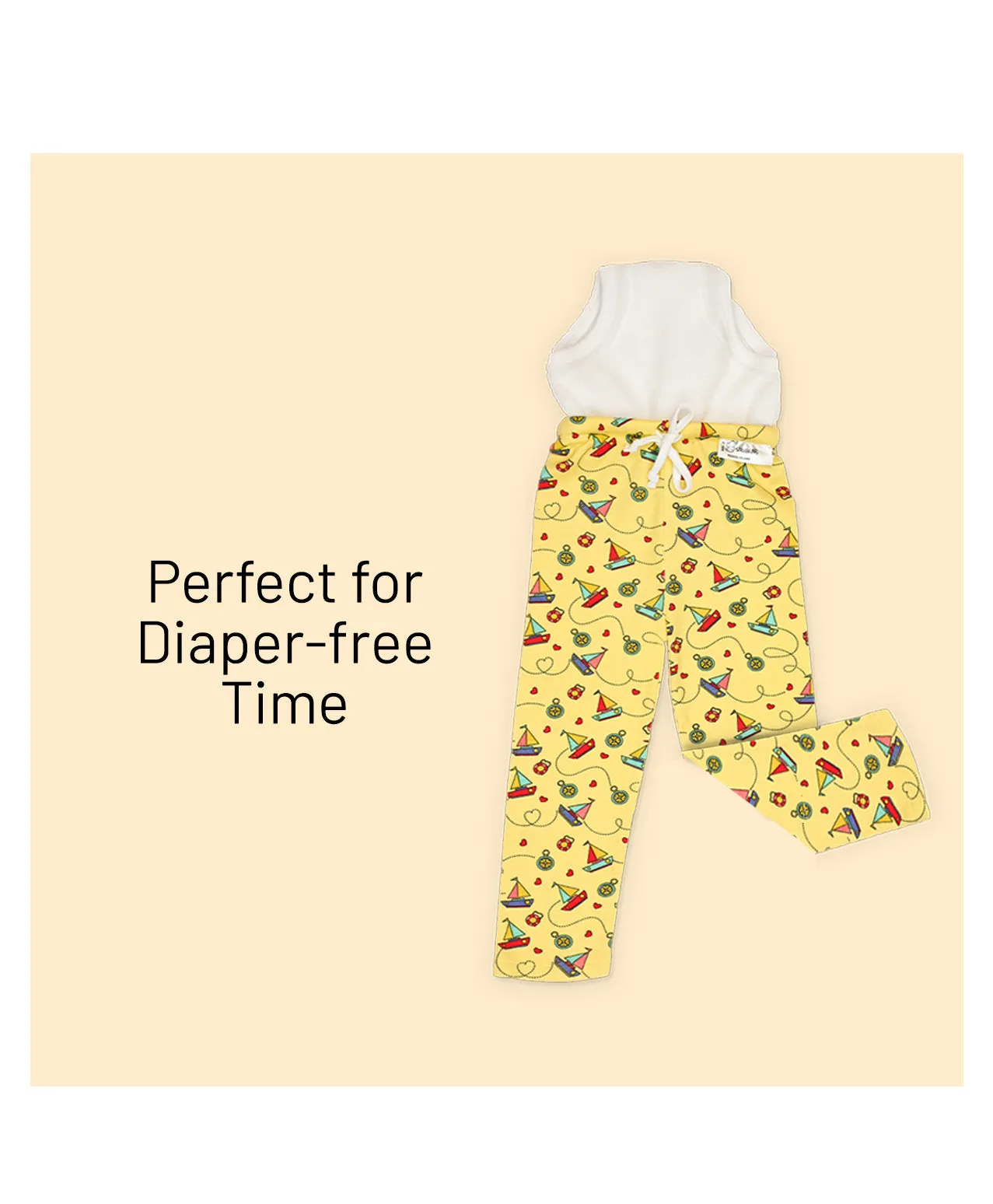 Potty Training Pants, Pajamas & Shorts for Toddlers, Boys and Girls- Sailing Hearts