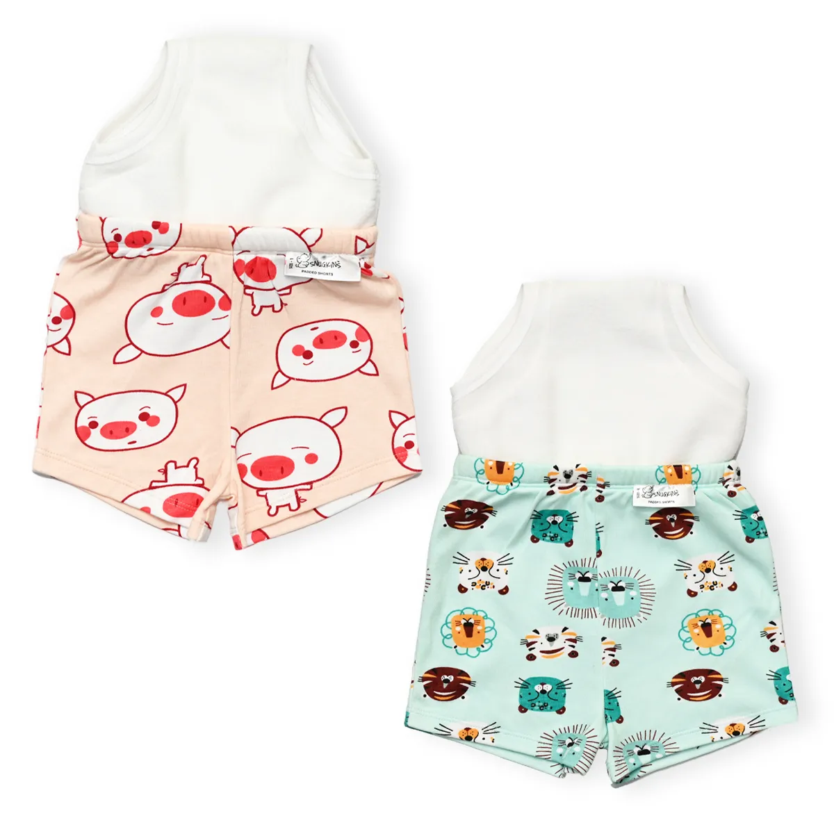 Potty Training Shorts - Pack of 2 (Snug Farm Print)