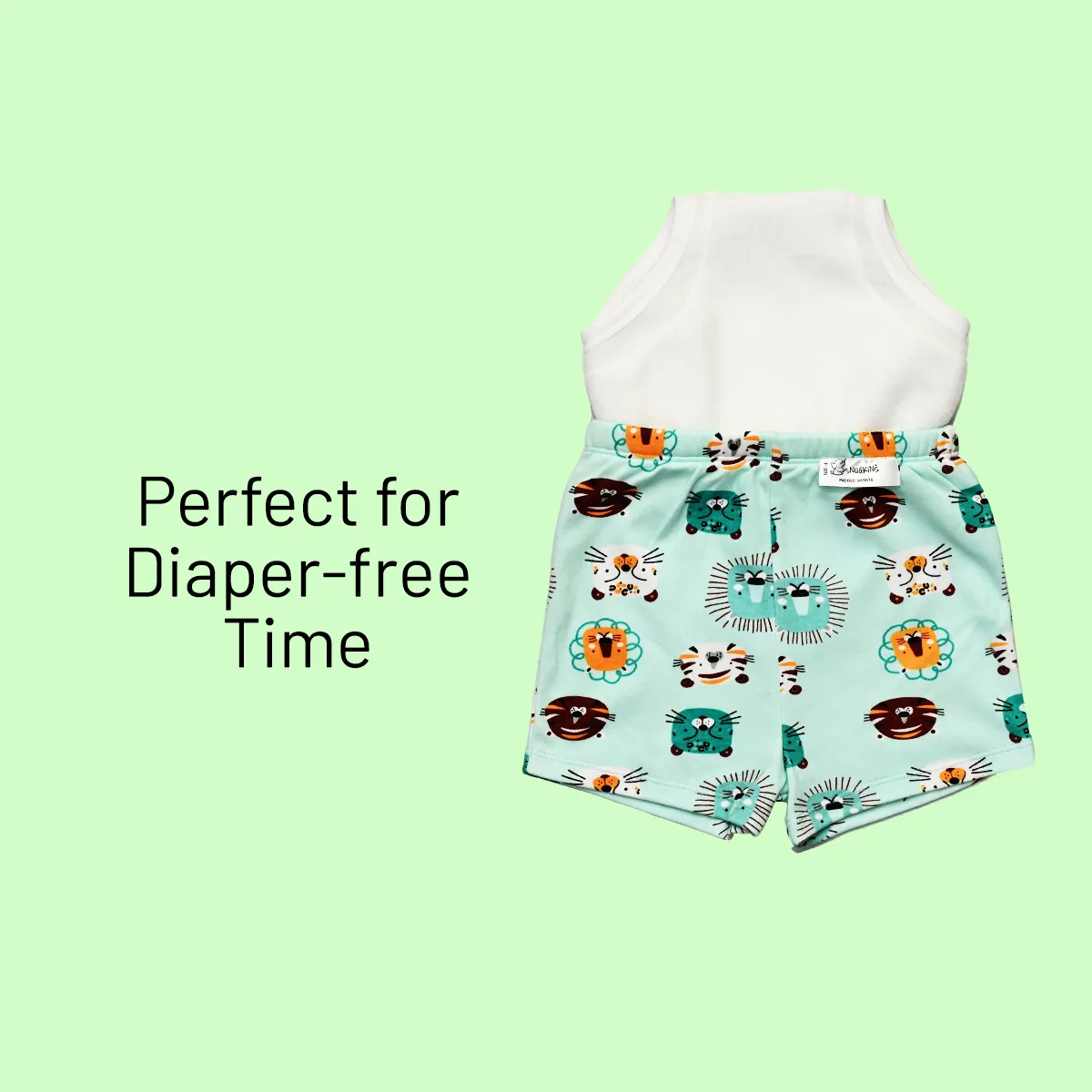 Potty Training Shorts - Pack of 2 (Snug Farm Print)