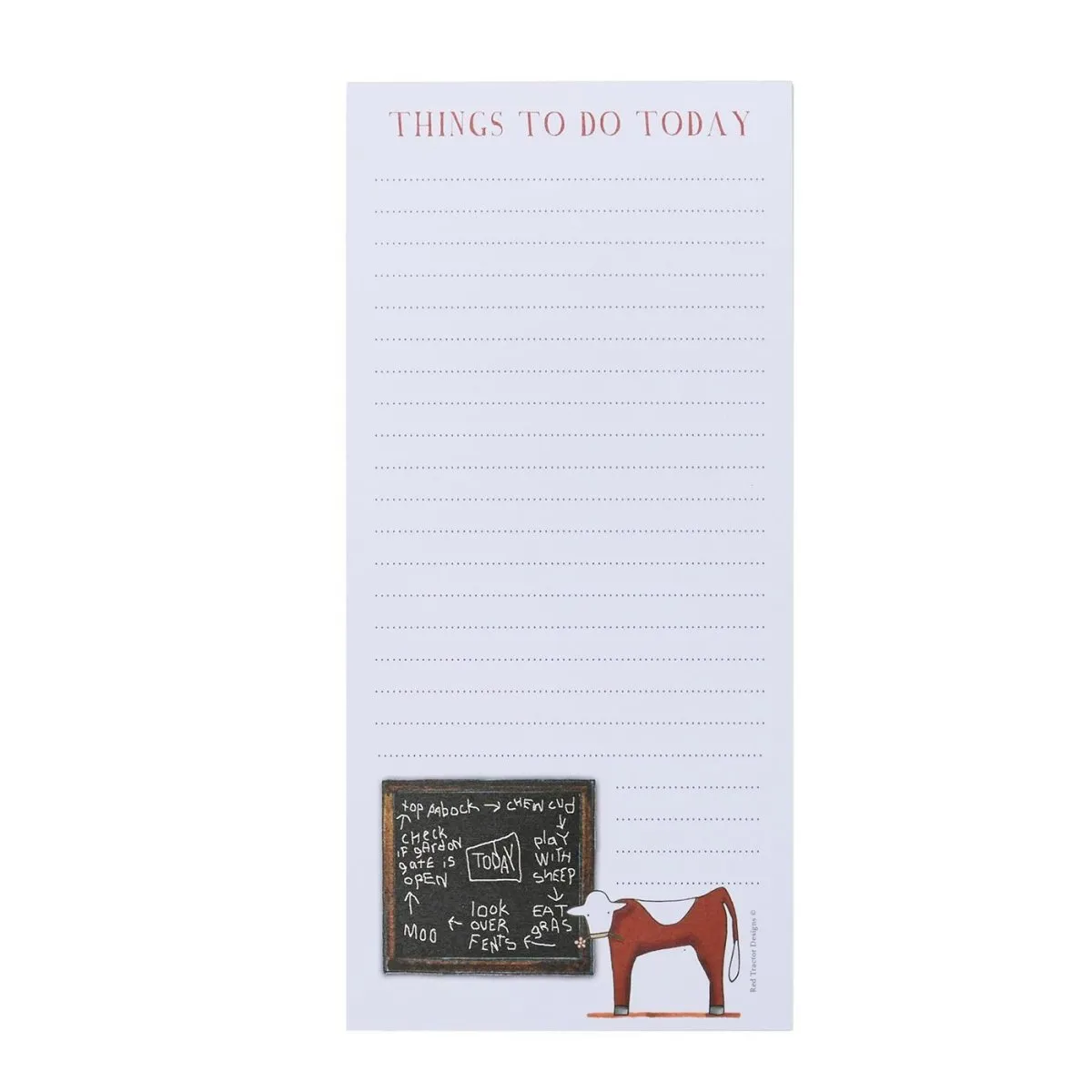 Red Tractor Designs Things To Do List