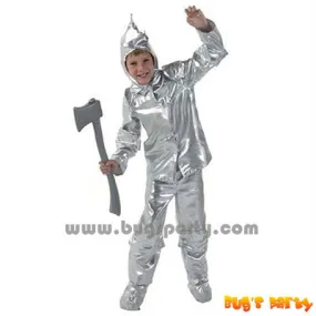 Silver Man Boy Costume