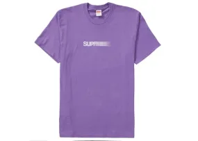 SUPREME MOTION LOGO TEE SS20 PURPLE