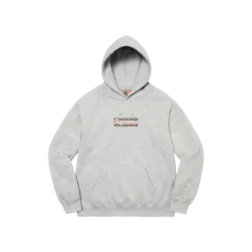 Supreme x Burberry Box Logo Hooded Sweatshirt 'Heather Grey'