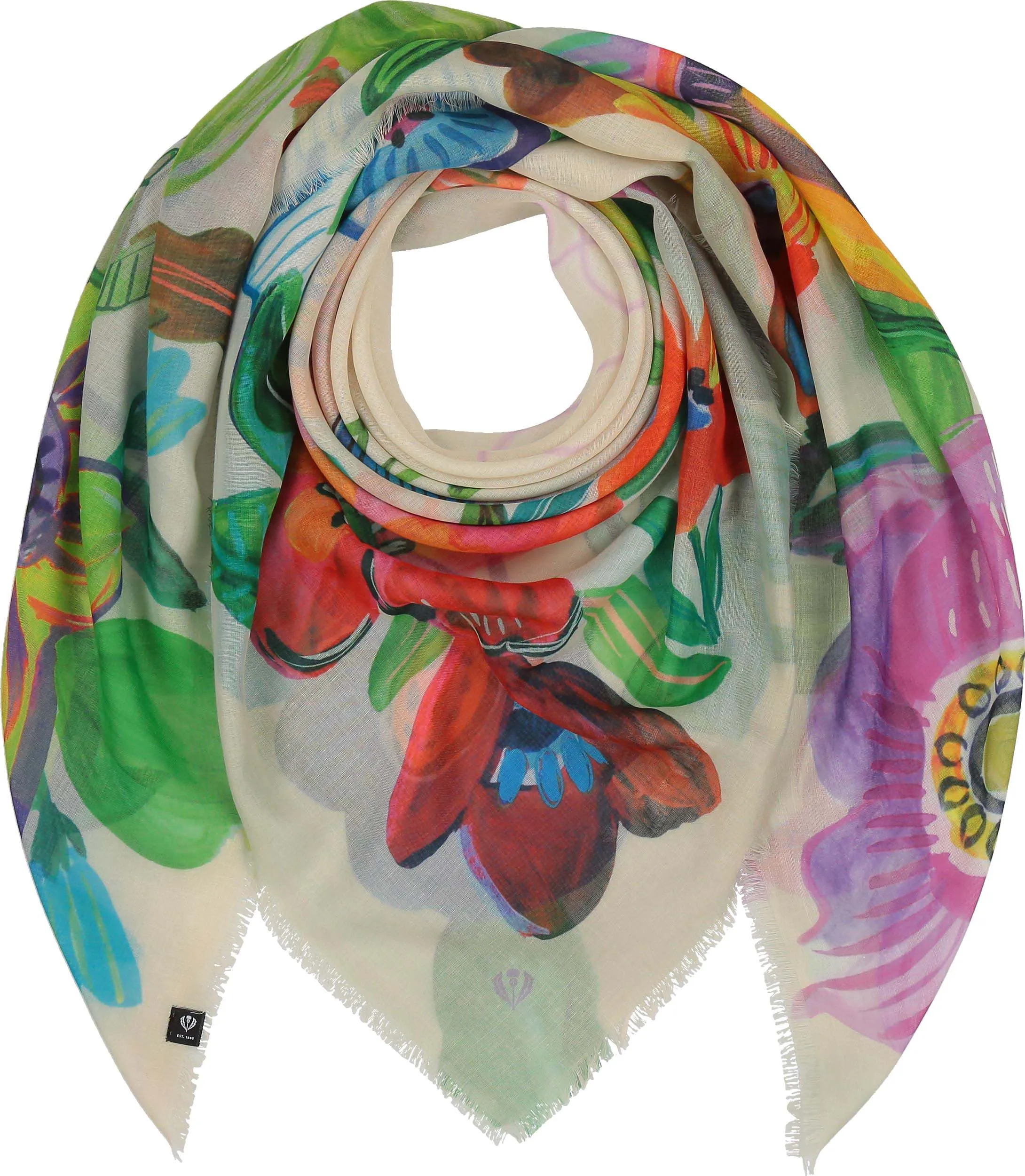 Sustainability Edition Painted Flowers Recycled Square