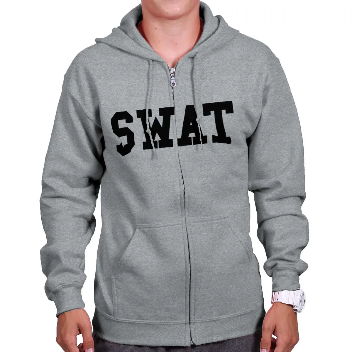 SWAT Logo Zipper Hoodie