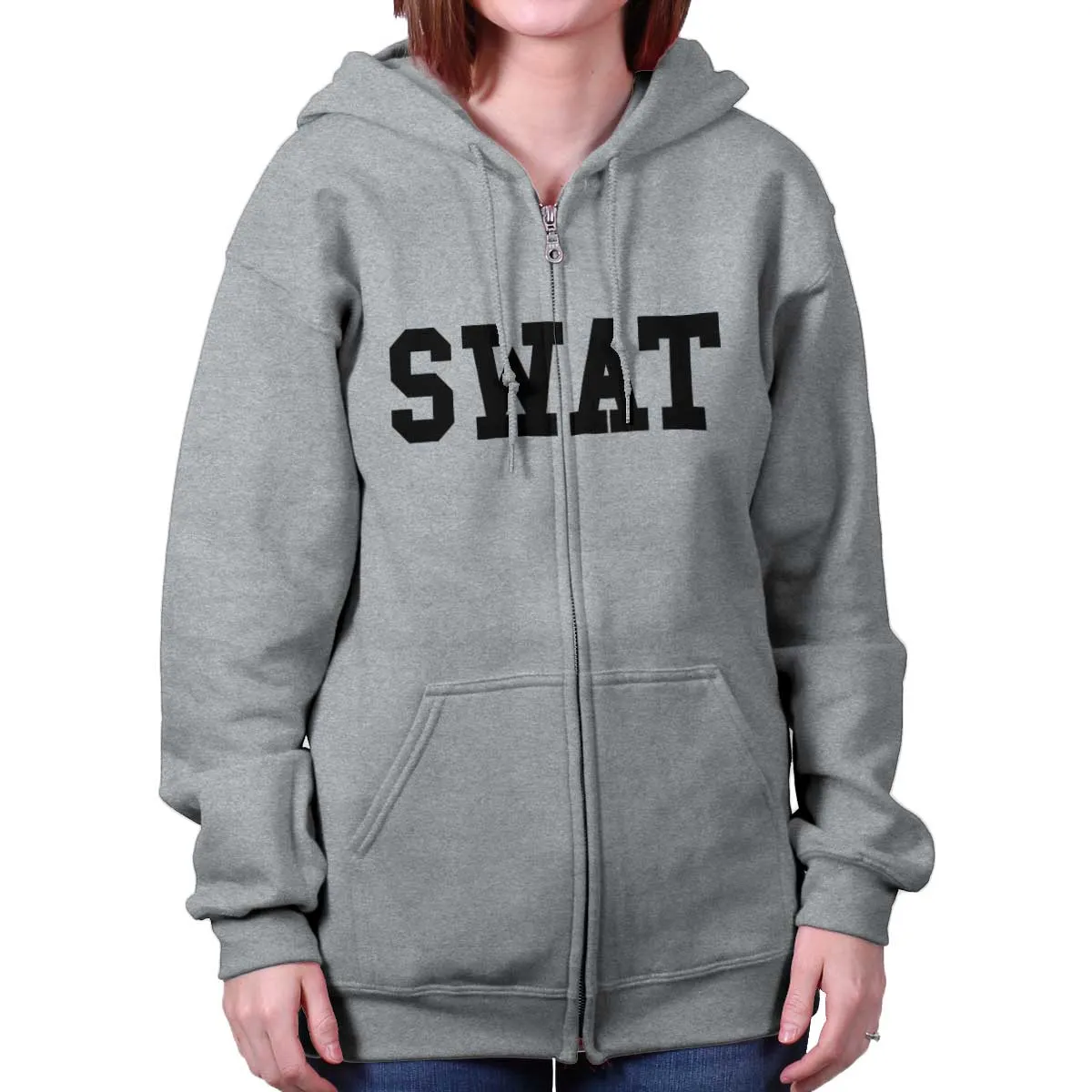 SWAT Logo Zipper Hoodie