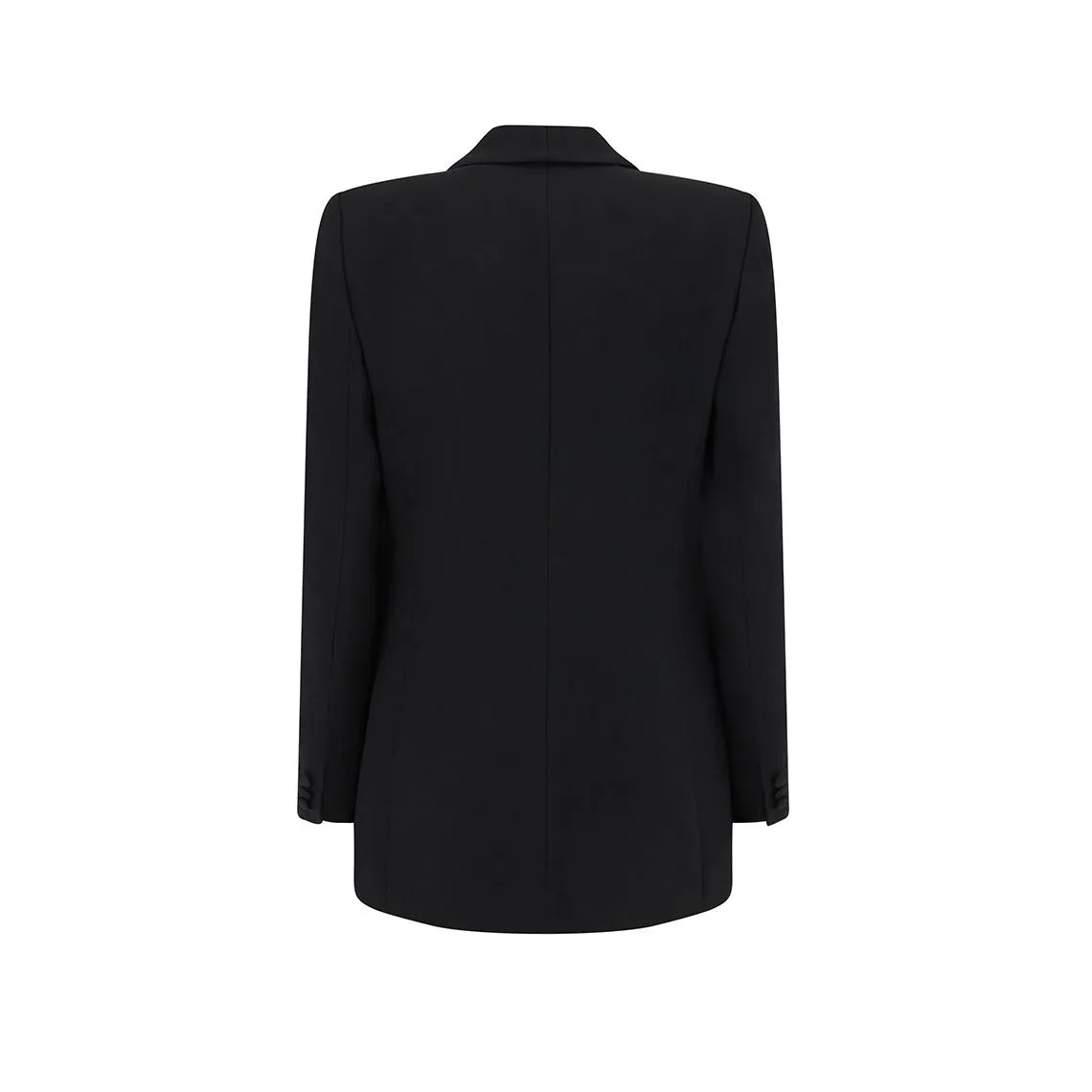 Tailored Shawl Crepe Jacket