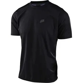 Troy Lee Designs Flowline Ss Jersey Solid Black Medium