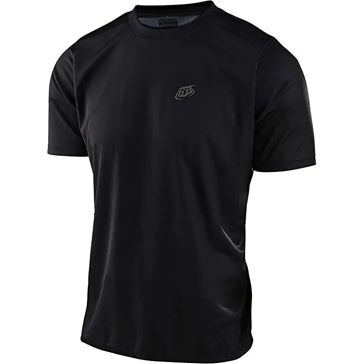 Troy Lee Designs Flowline Ss Jersey Solid Black Medium