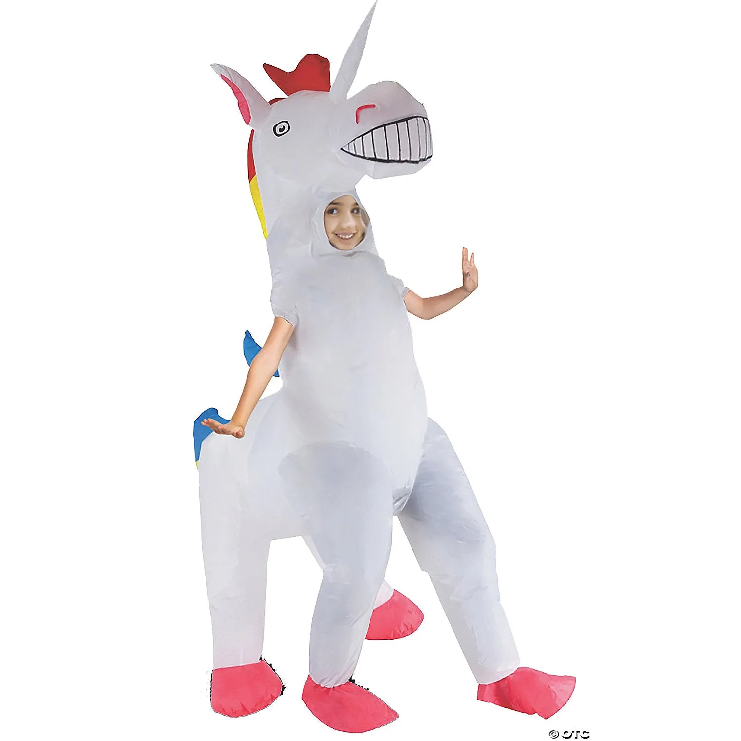 Unicorn Inflatable Child Costume with 4 Legs