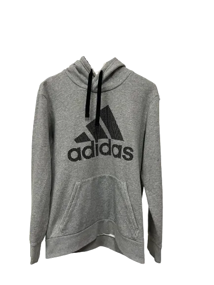 Vintage Adidas 3 Stripe Logo Hoodie Large