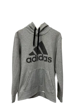 Vintage Adidas 3 Stripe Logo Hoodie Large