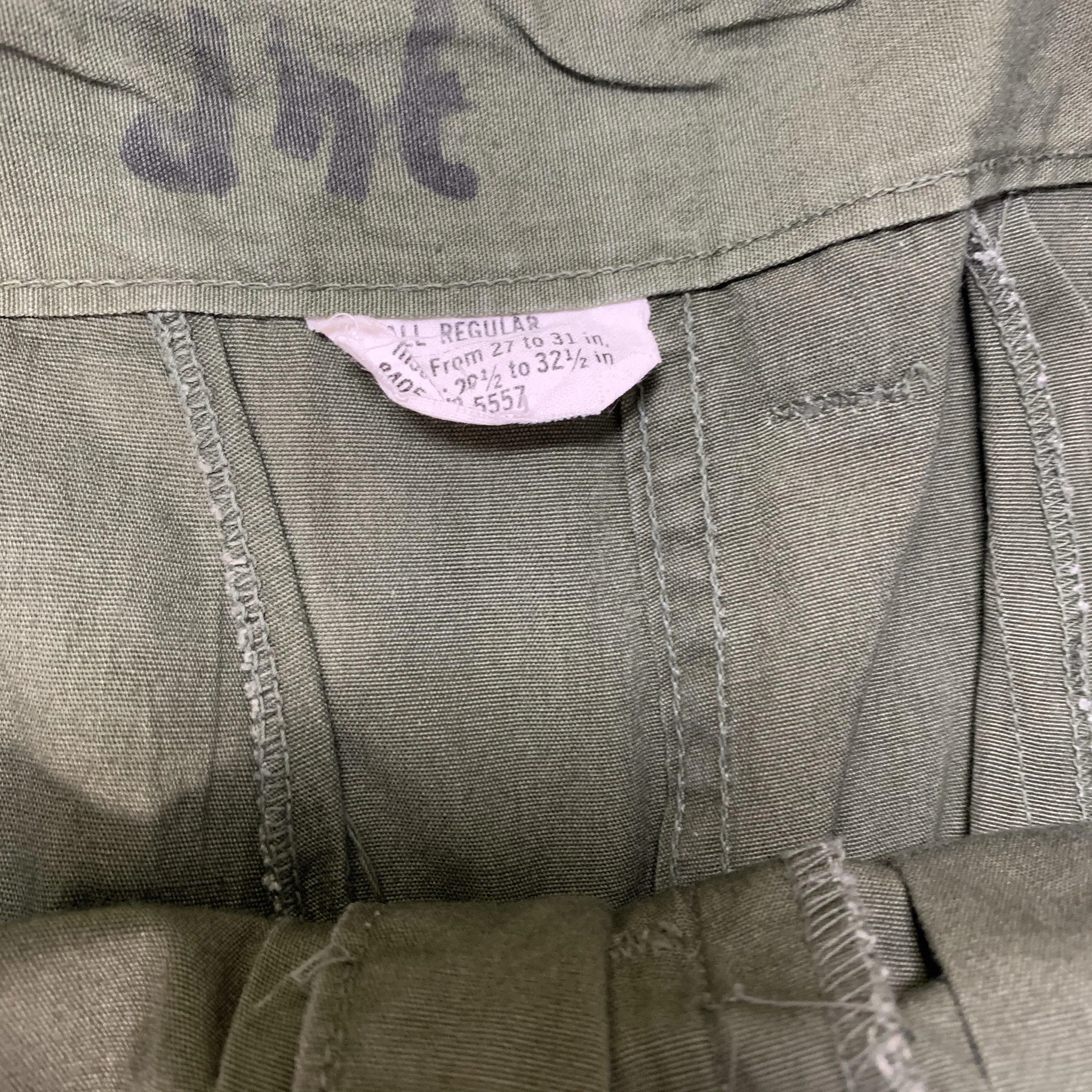 Vintage Cotton “Wind Resistant” Poplin Combat Trousers