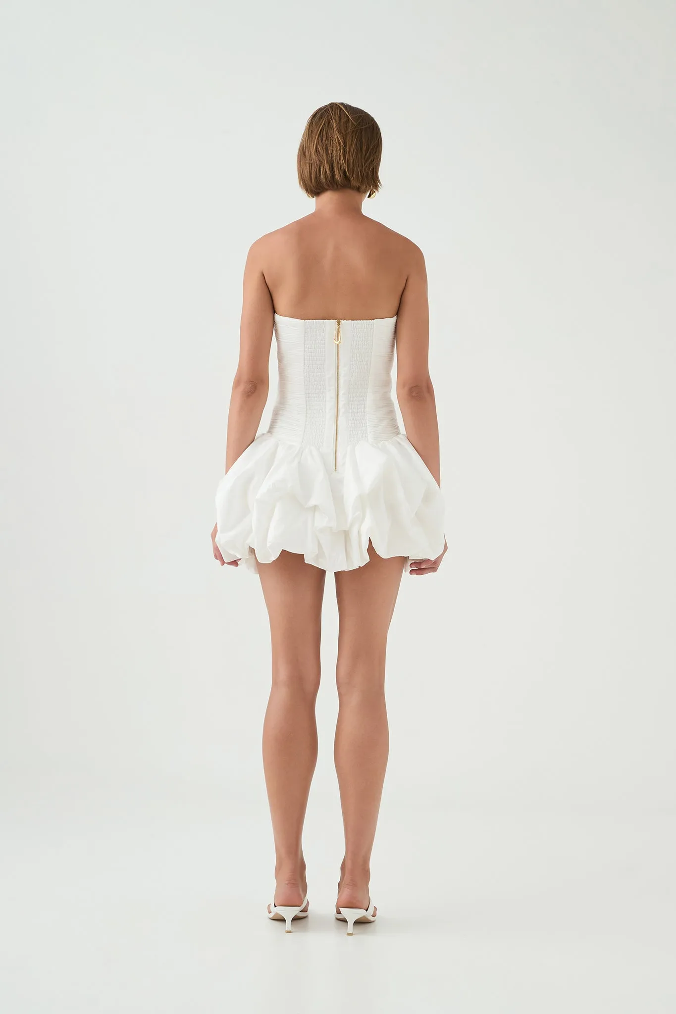 Violette Bubble Hem Mini Dress