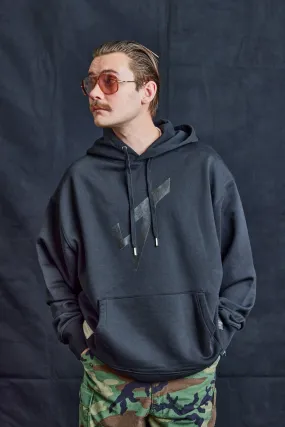 Walk the Line ST Logo Hoodie Black on Black