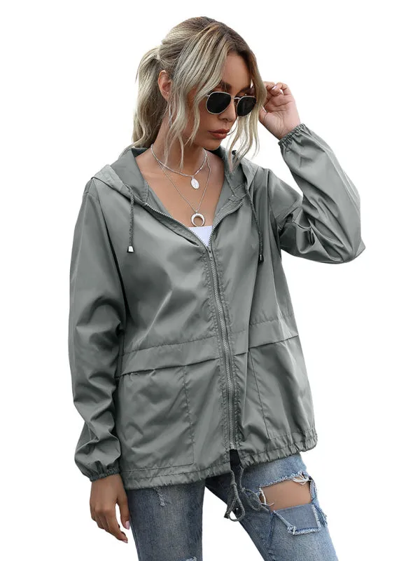 Waterproof Hooded Raincoat Jacket for Adventurous Hiking