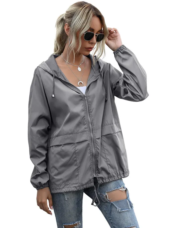 Waterproof Hooded Raincoat Jacket for Adventurous Hiking