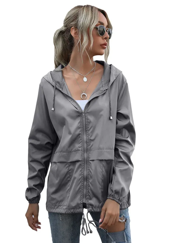 Waterproof Hooded Raincoat Jacket for Adventurous Hiking