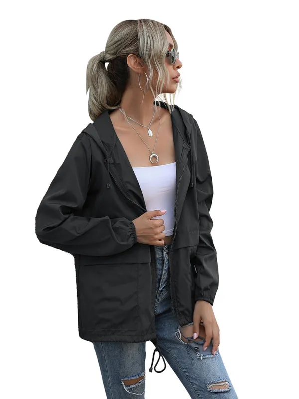 Waterproof Hooded Raincoat Jacket for Adventurous Hiking
