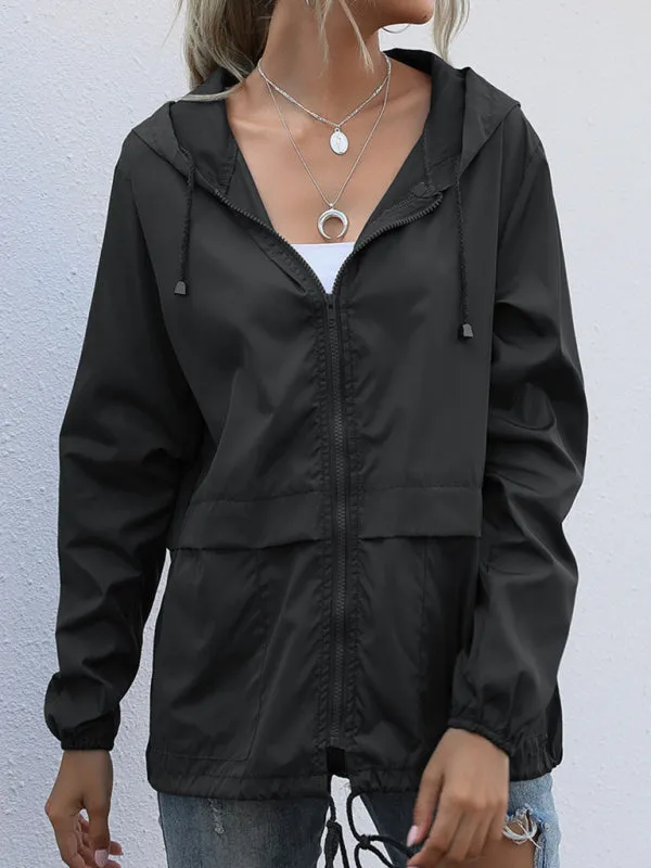 Waterproof Hooded Raincoat Jacket for Adventurous Hiking