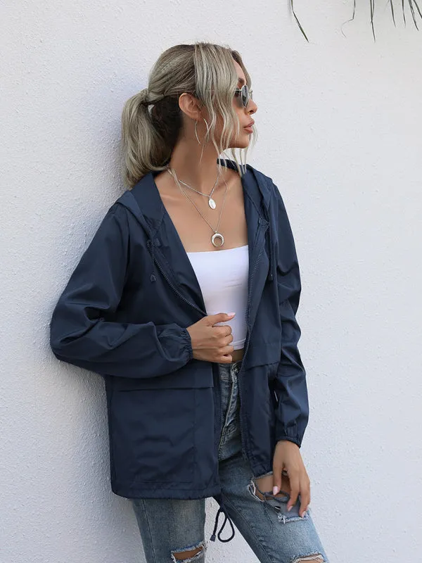 Waterproof Hooded Raincoat Jacket for Adventurous Hiking